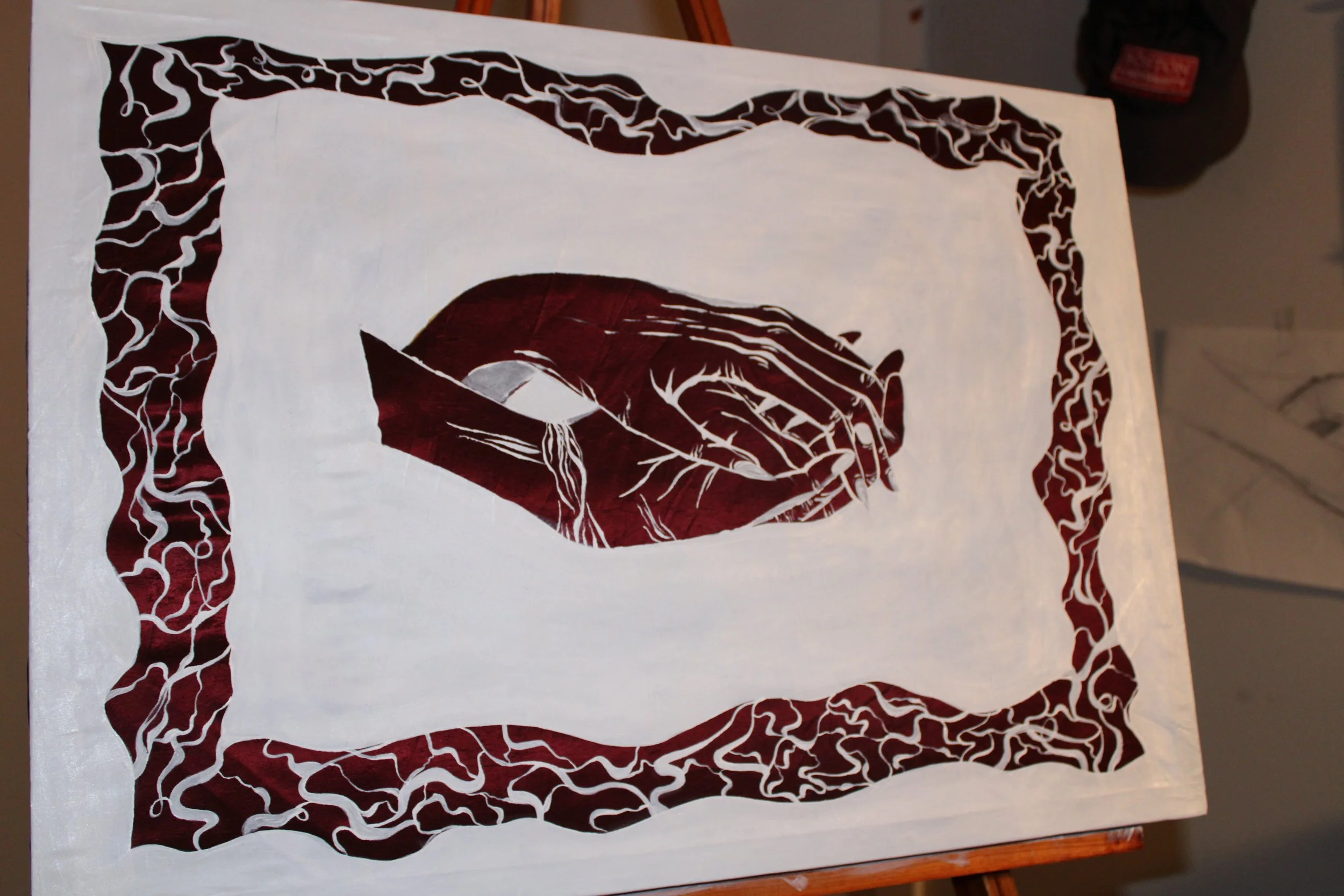 FOREVER BOND. uses elongated features, complex vines, and intertwined hands to show the strength of those special bonds. they let you grow, and grow stronger, together, until you’re fully connected. More than anything, this piece also draws on the co