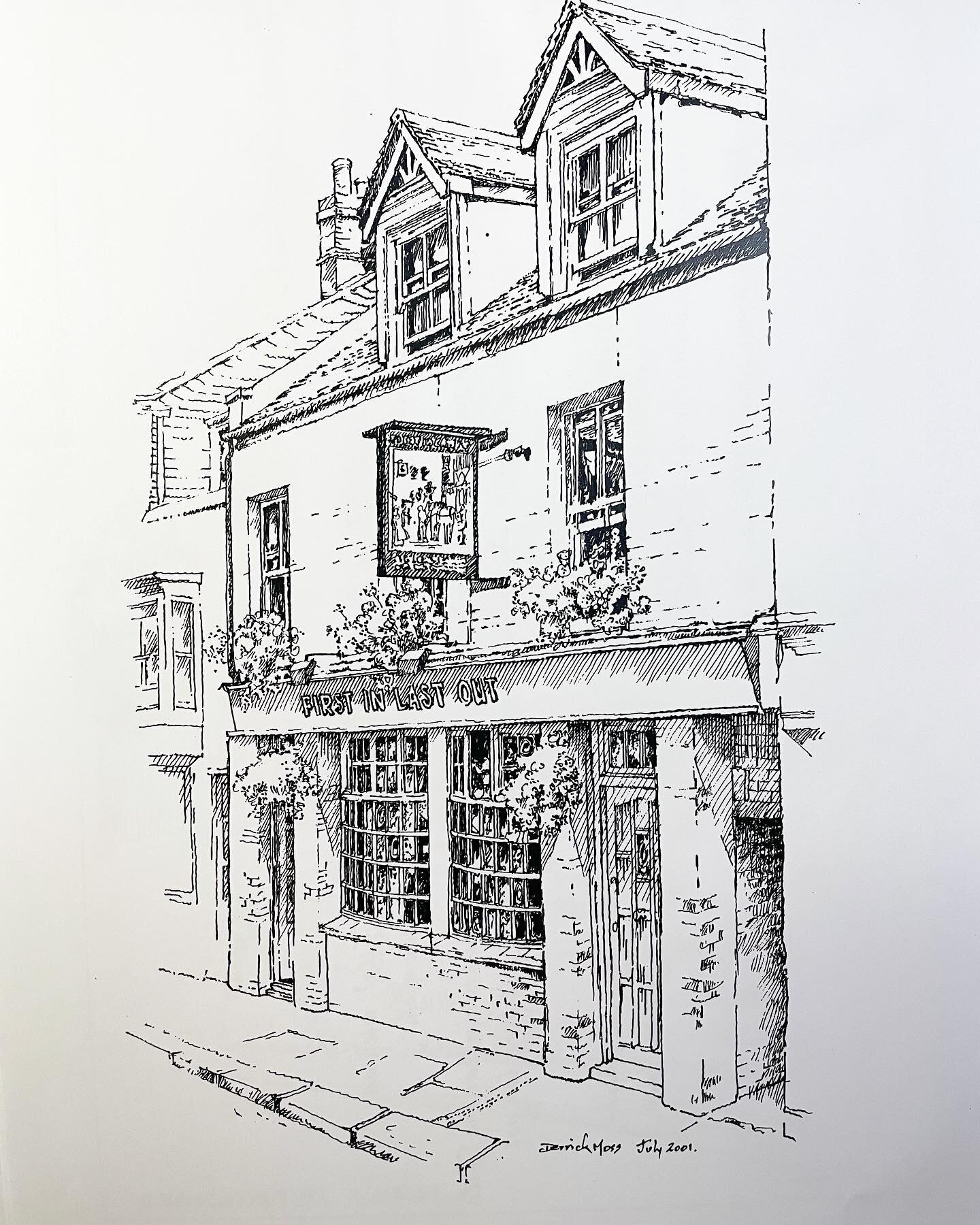 Wow! Drawing by Derrick Moss from his book &lsquo;Drawn to Hastings&rsquo;

Have you ever drawn/painted our pub? We would love to see it?