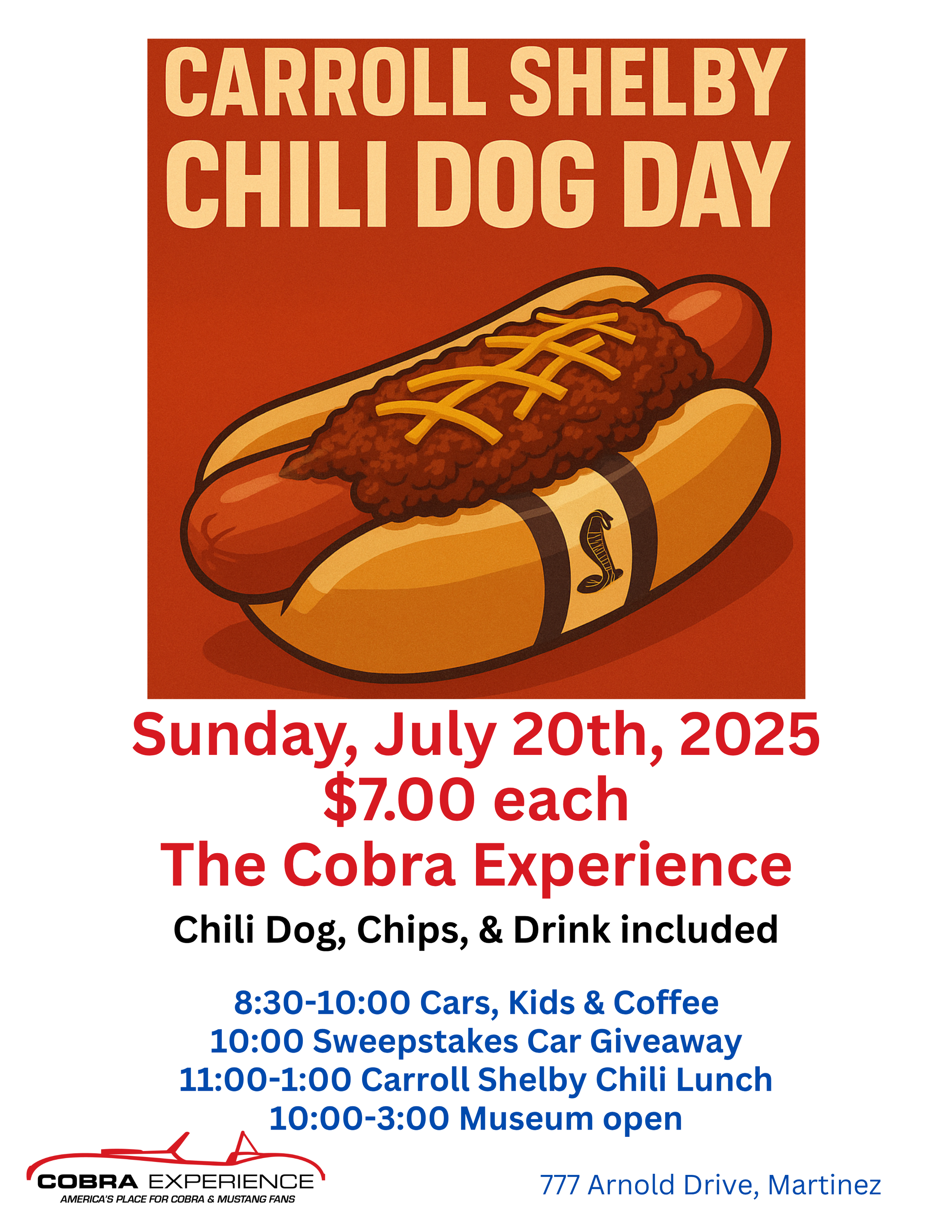 Carroll Shelby Chili Dog Day