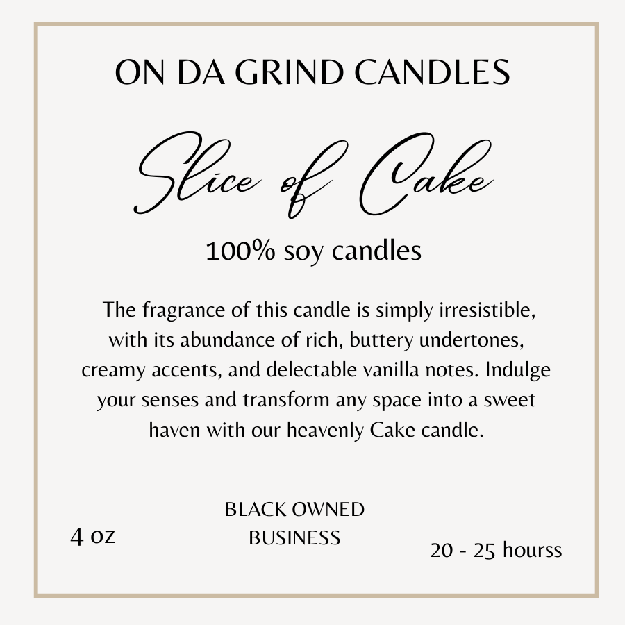 A Slice of Cake 4 oz