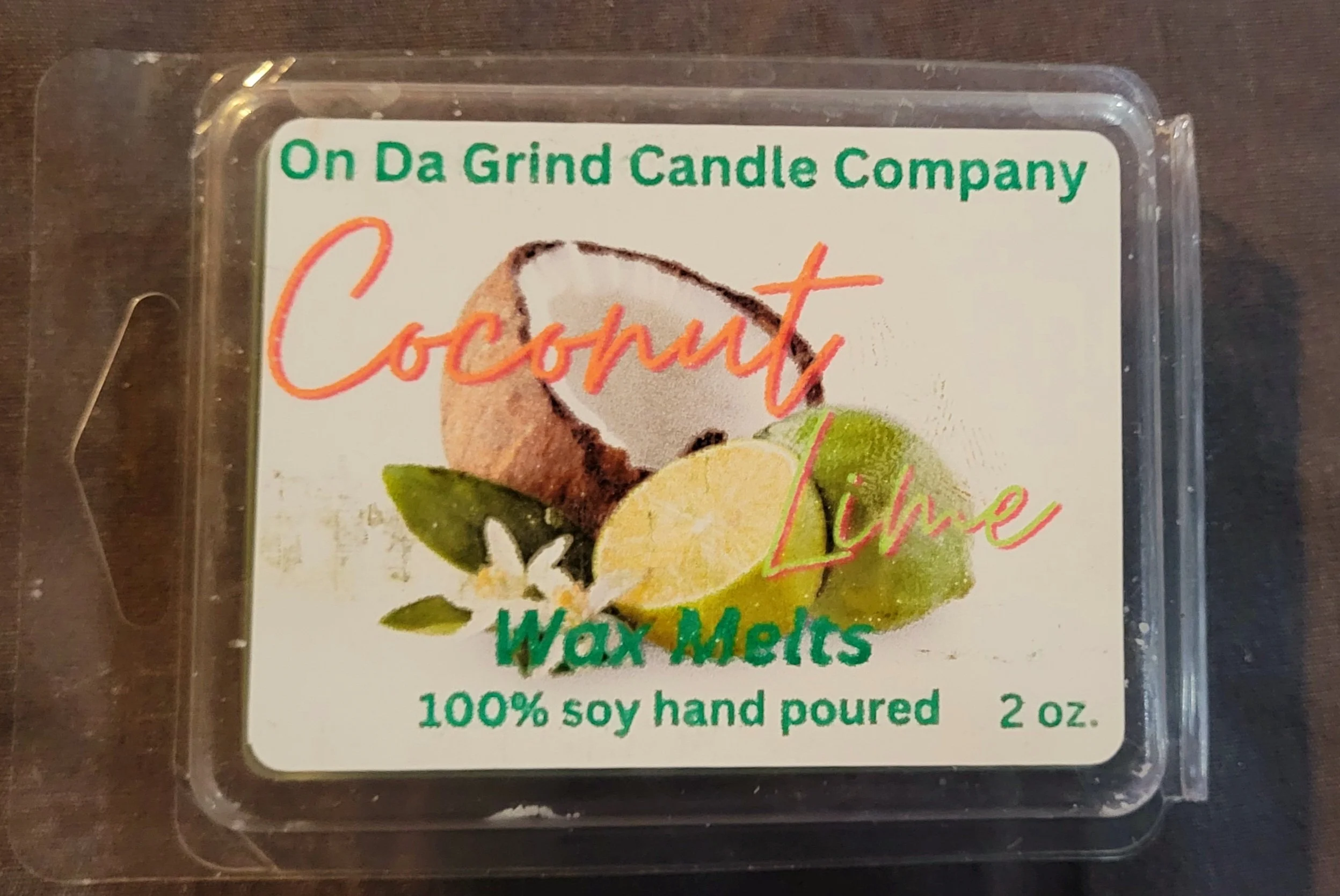 Coconut Lime Wax Melts 2 oz.