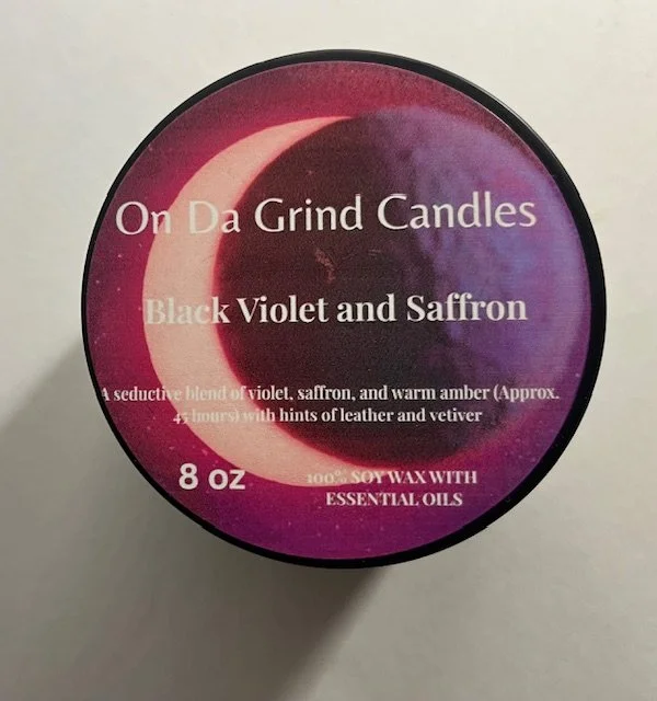 Black Violet & Saffron 8 oz