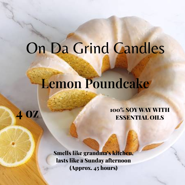 Lemon Pound Cake 4 oz