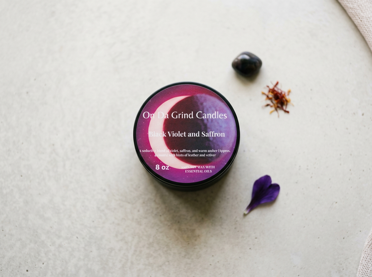 Black Violet & Saffron 8 oz