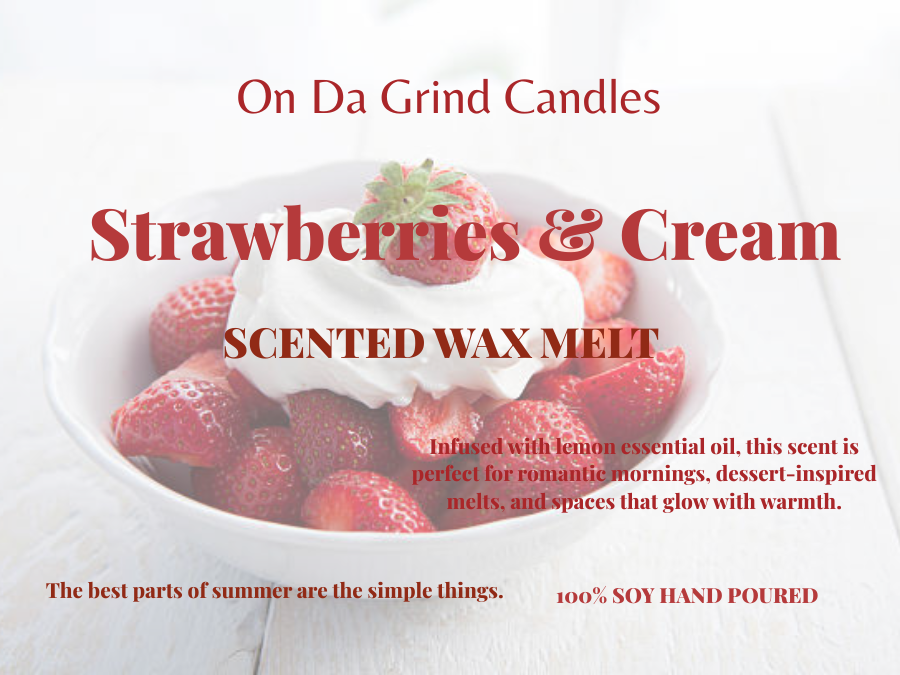 Strawberries & Cream Wax Melts 2 oz.