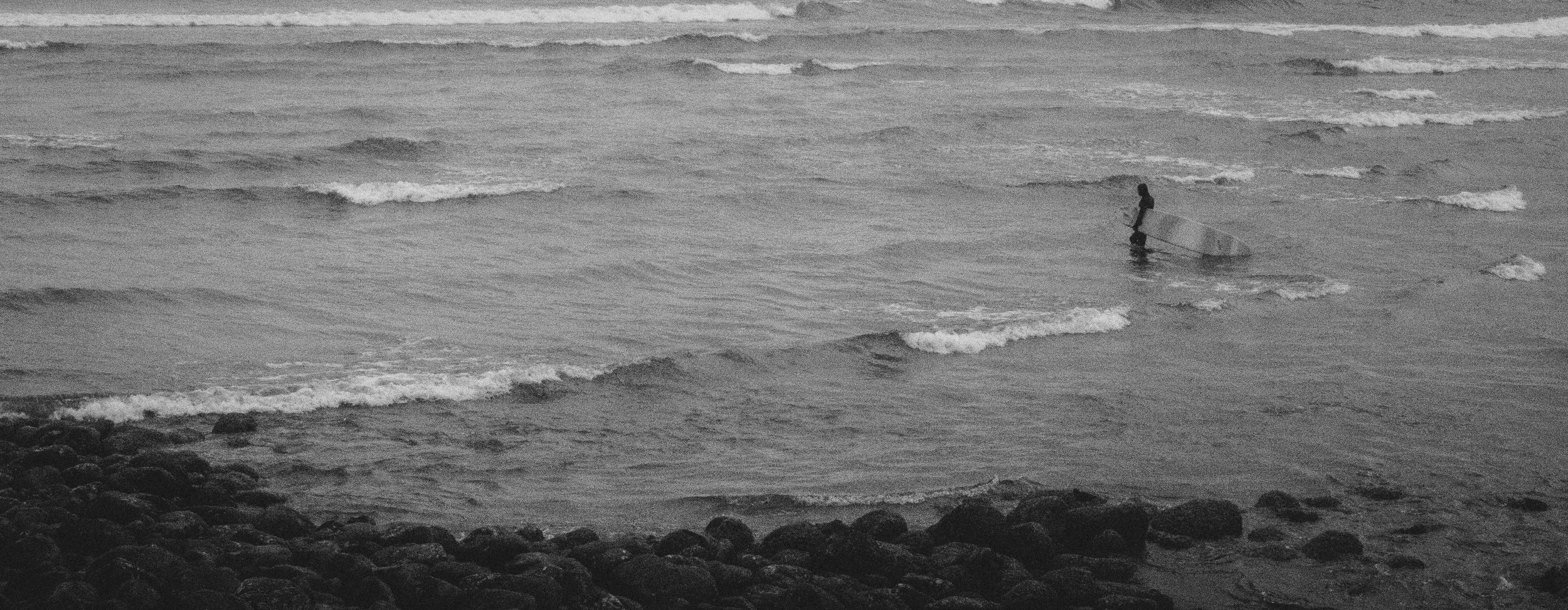 Surfers frequent this area of Seaside, Oregon. Summer, 2022