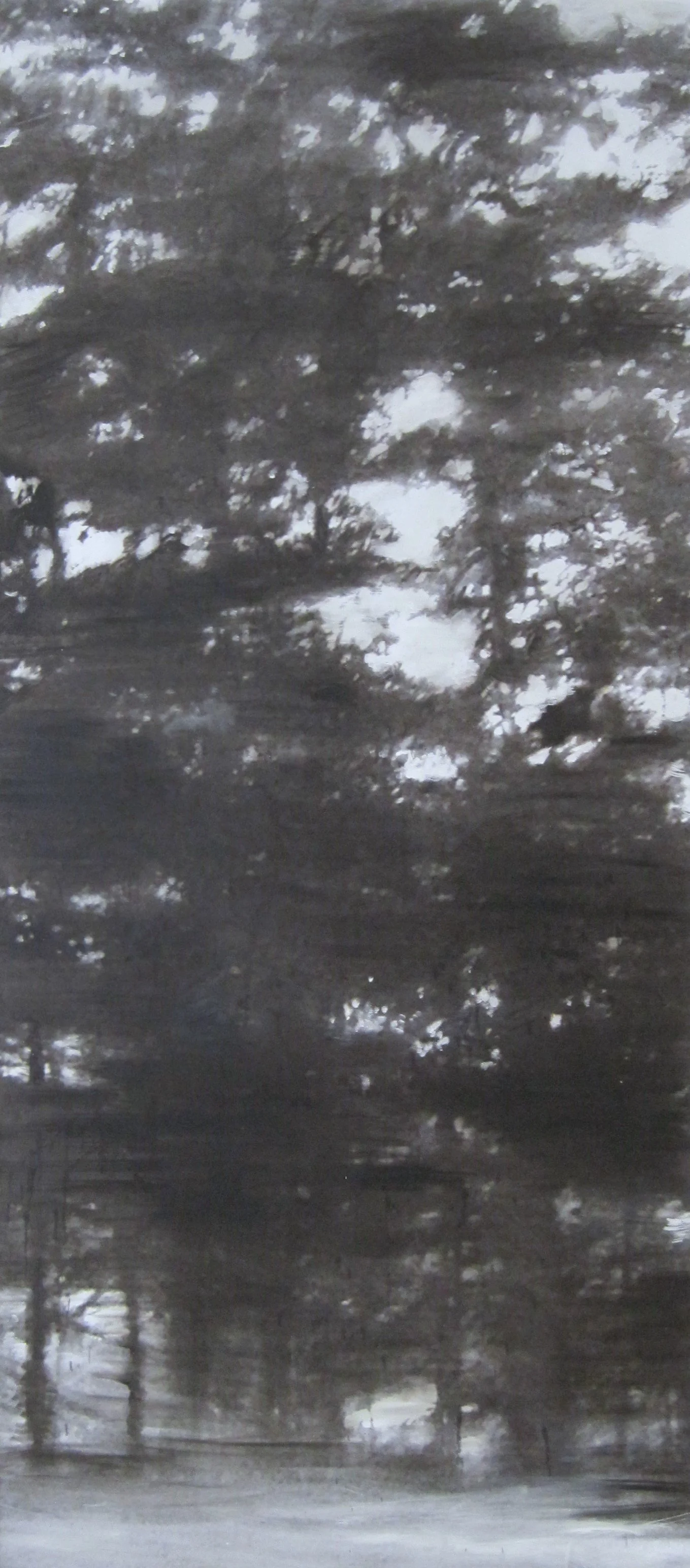 "Perfect Day," 2013,
Oil on canvas,
97" x 40"