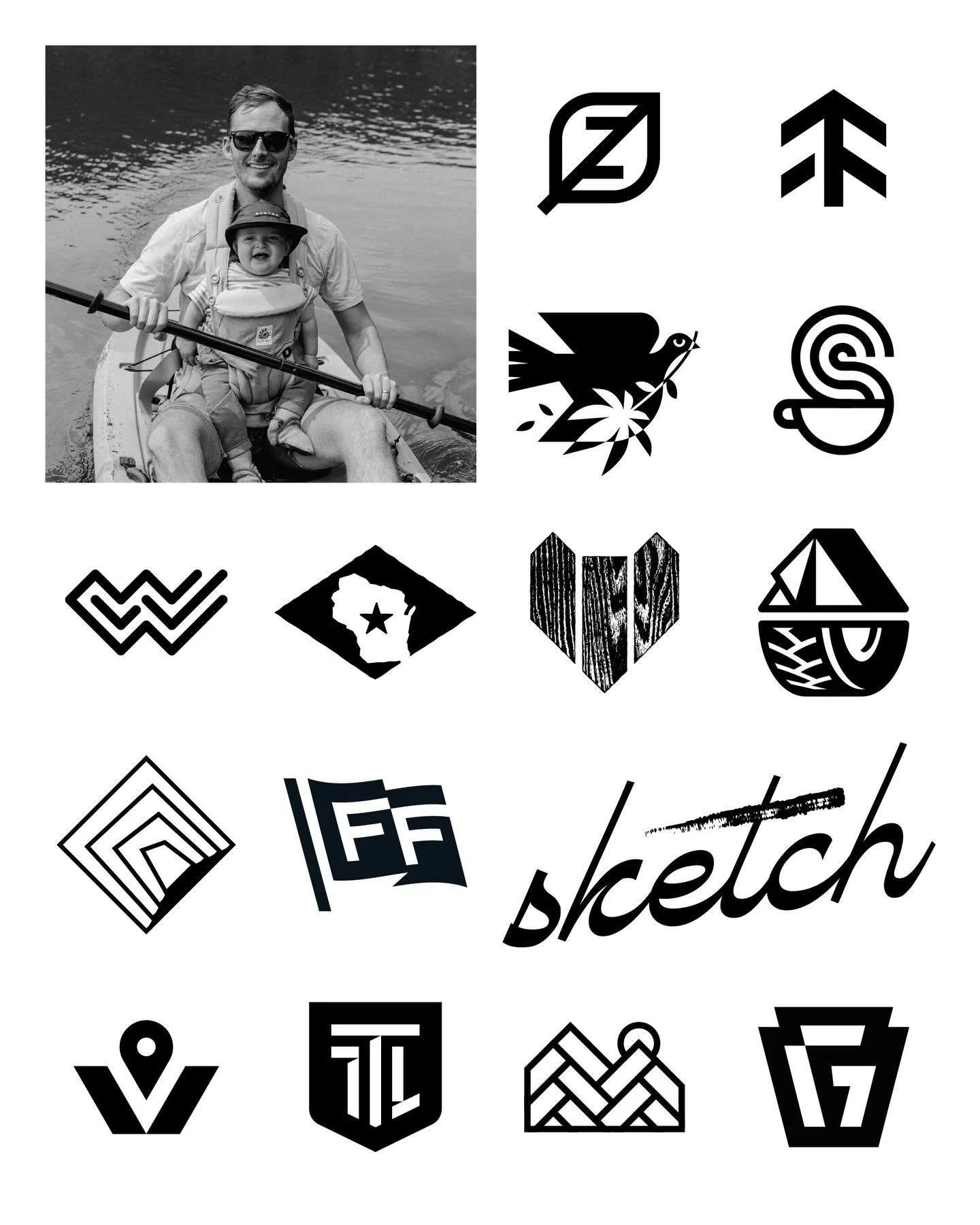 Alright, jumping in. Logos for doers, makers, do-it-righters, and a few brave weirdos. Couldn&rsquo;t narrow it to one board. @logoarchive_now @logoarchive