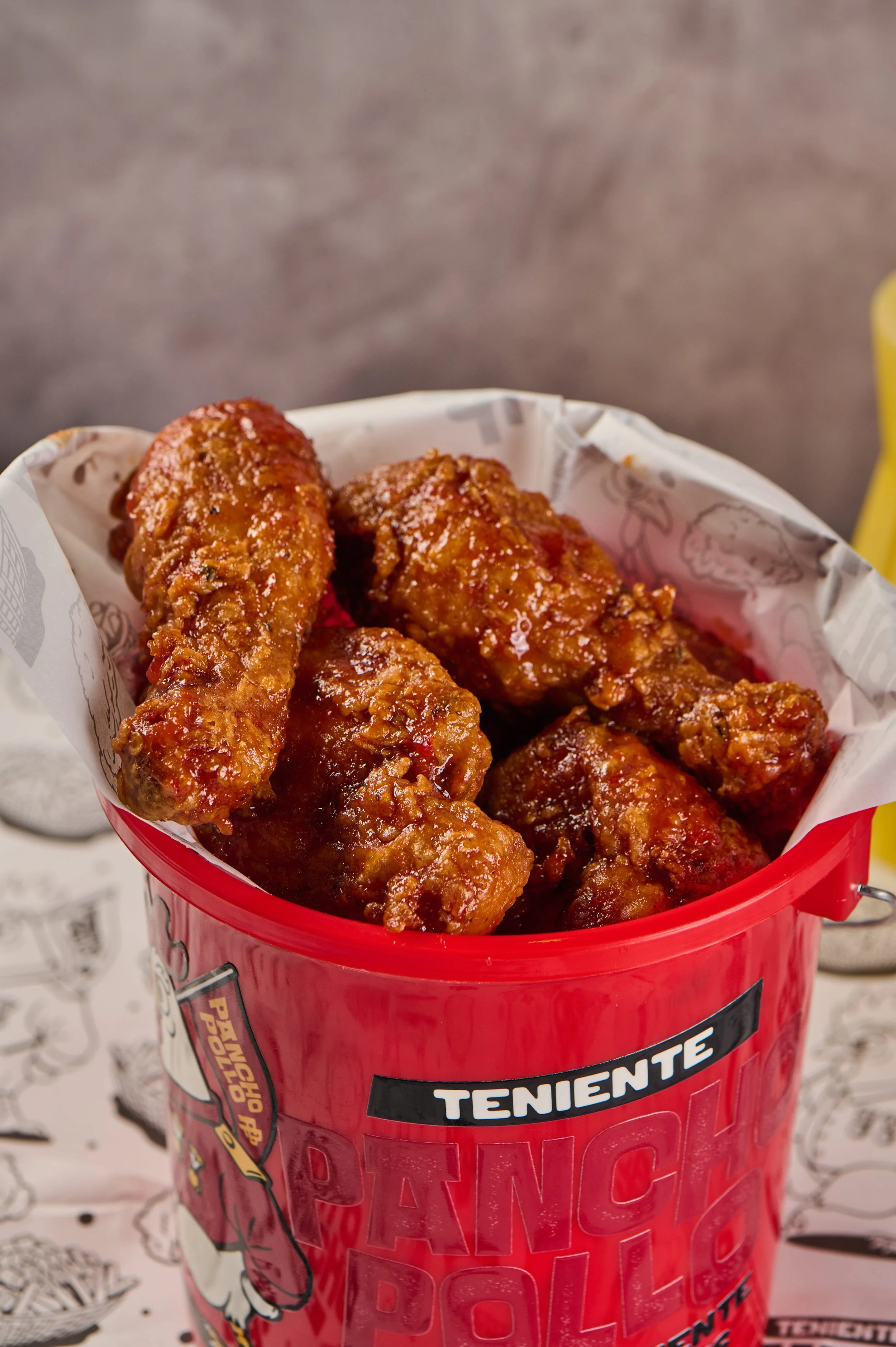 Balde de pollo Koreano