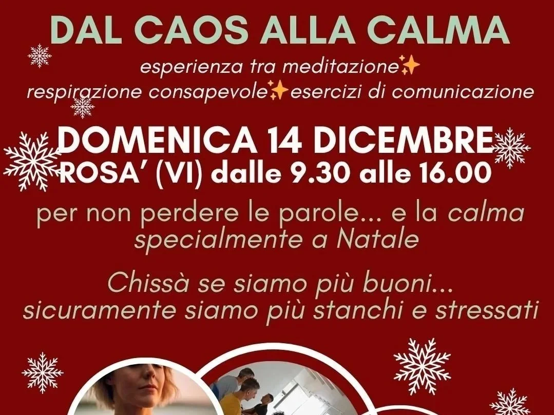 Dal Caos alla Calma. Esperienza tra respiro, meditazione e comunicazione