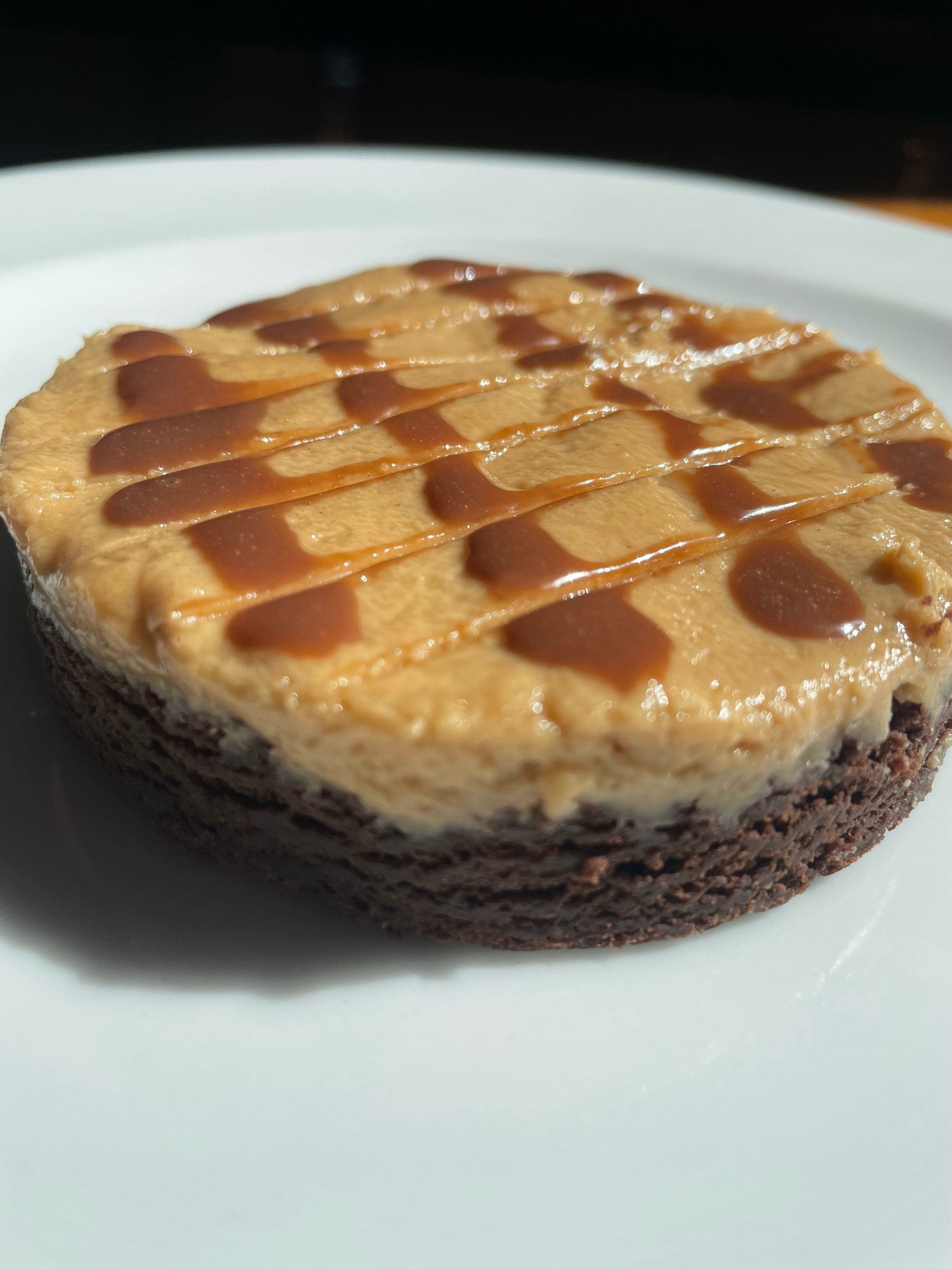 vegan peanut butter chocolate brownie