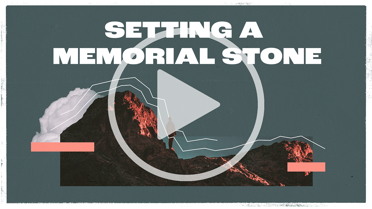 Setting a Memorial Stone