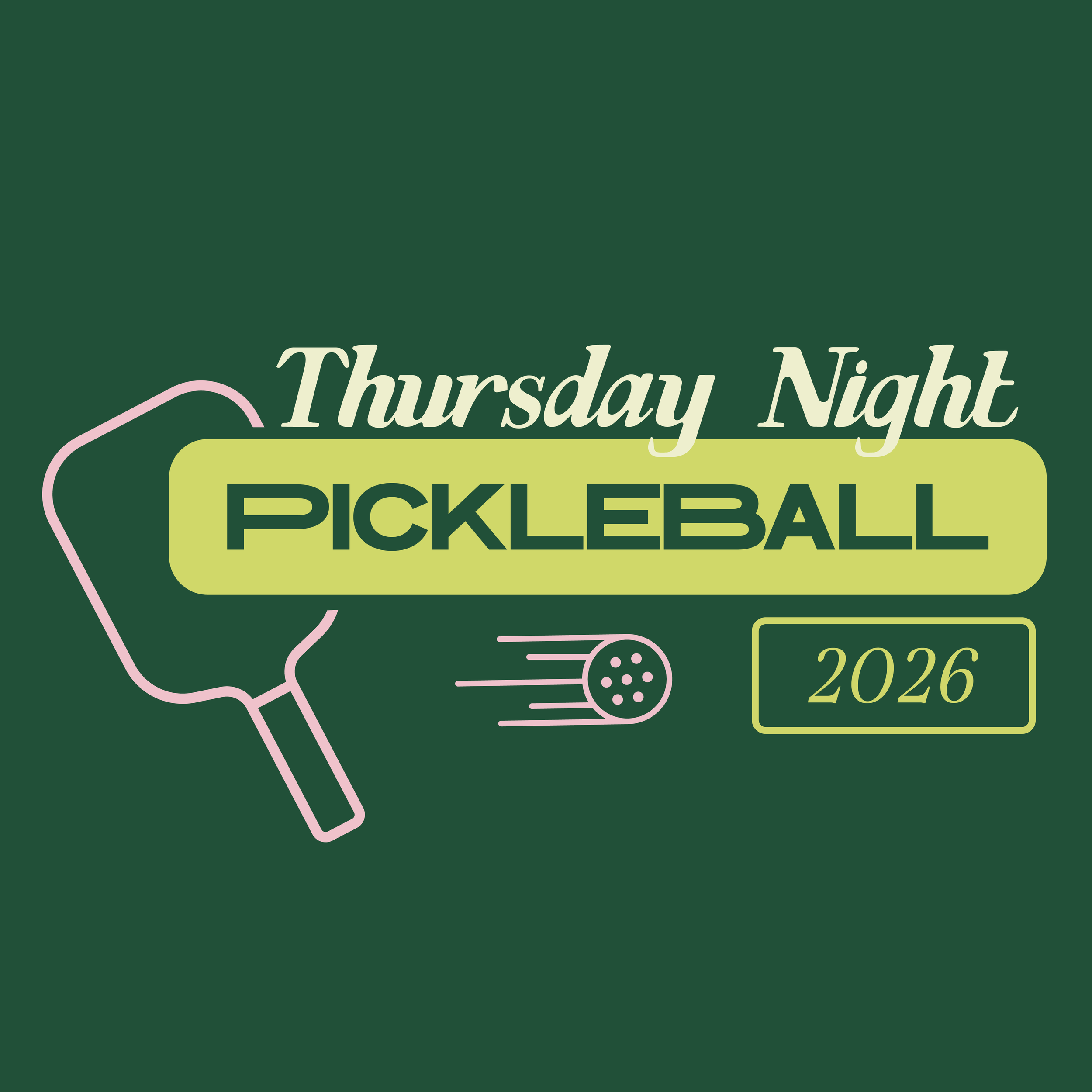 Thursday Night Pickleball