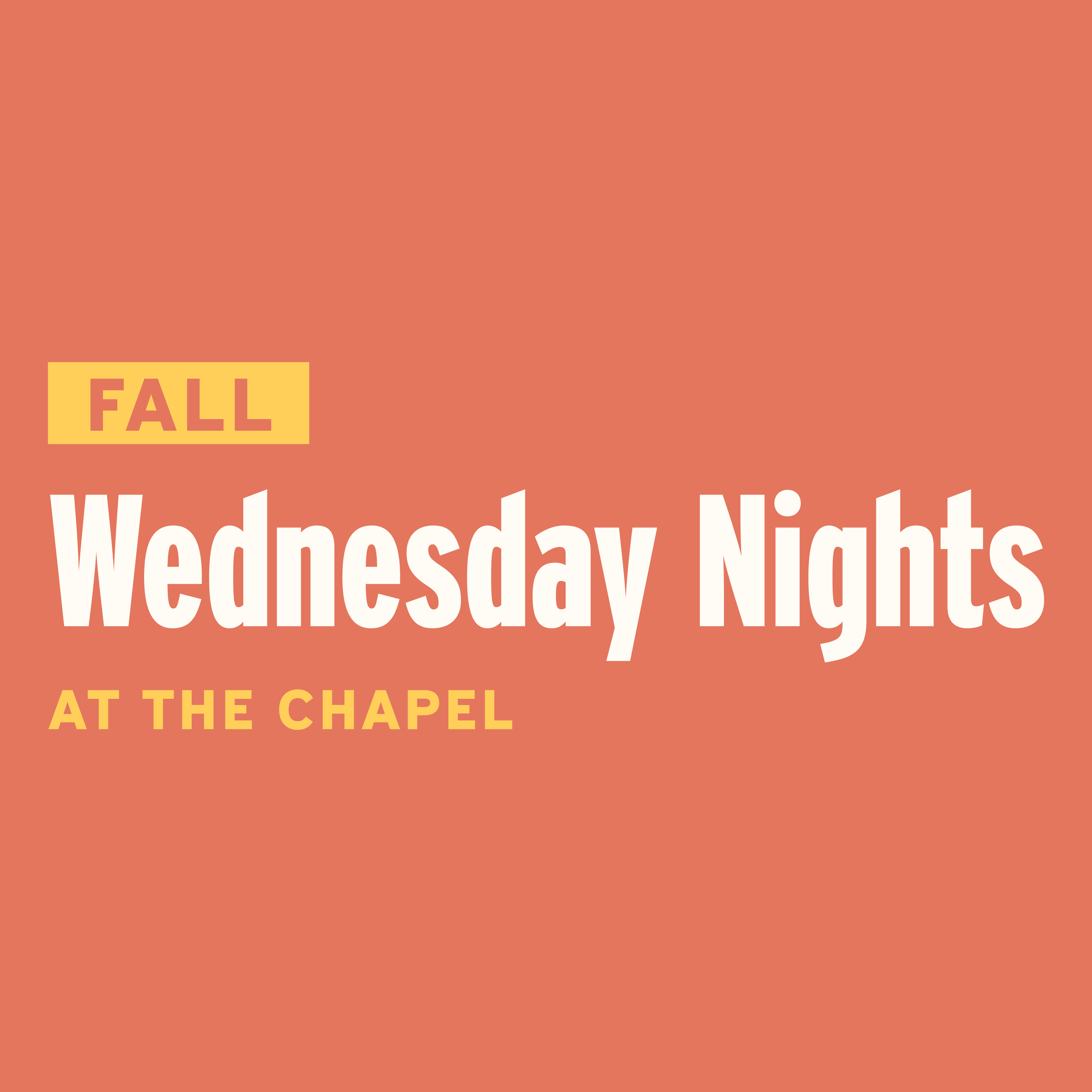 Fall Wednesday Nights