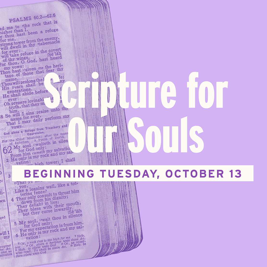 Scripture for Our Souls