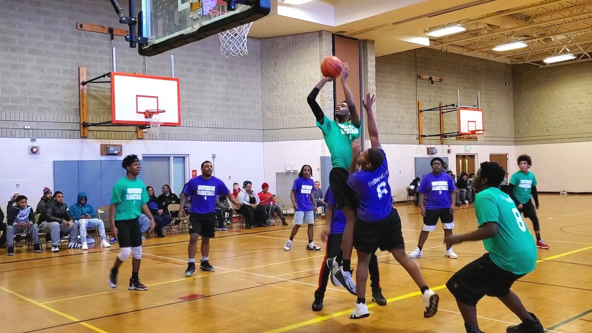 Basketball in the Gym