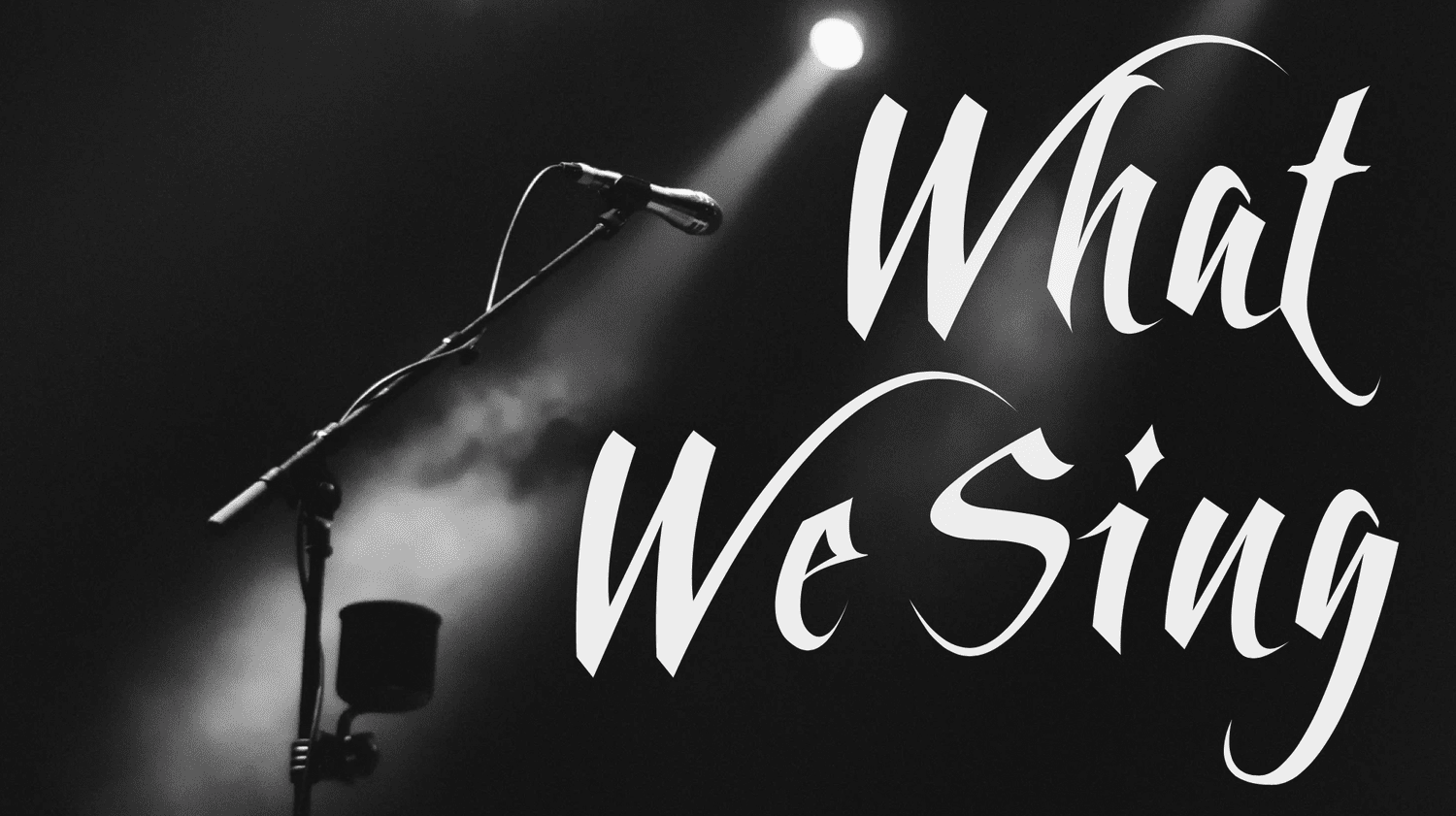 What We Sing: It is Finished episode artwork