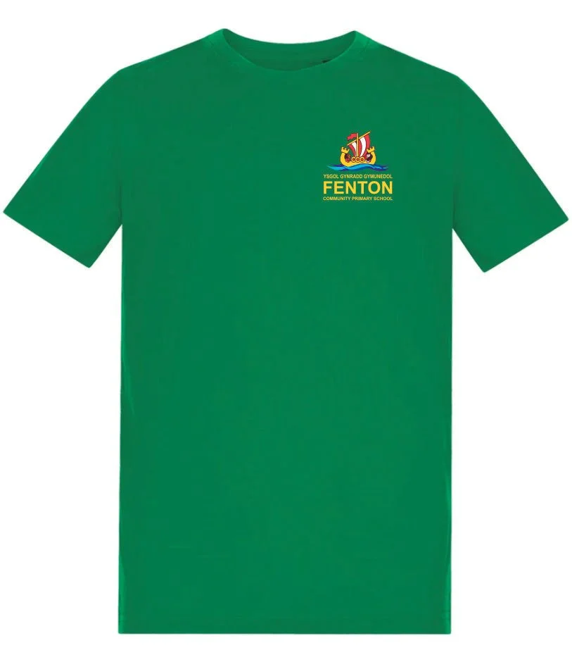 Fenton Primary School Cotton PE T-Shirt (available in 4 colours)