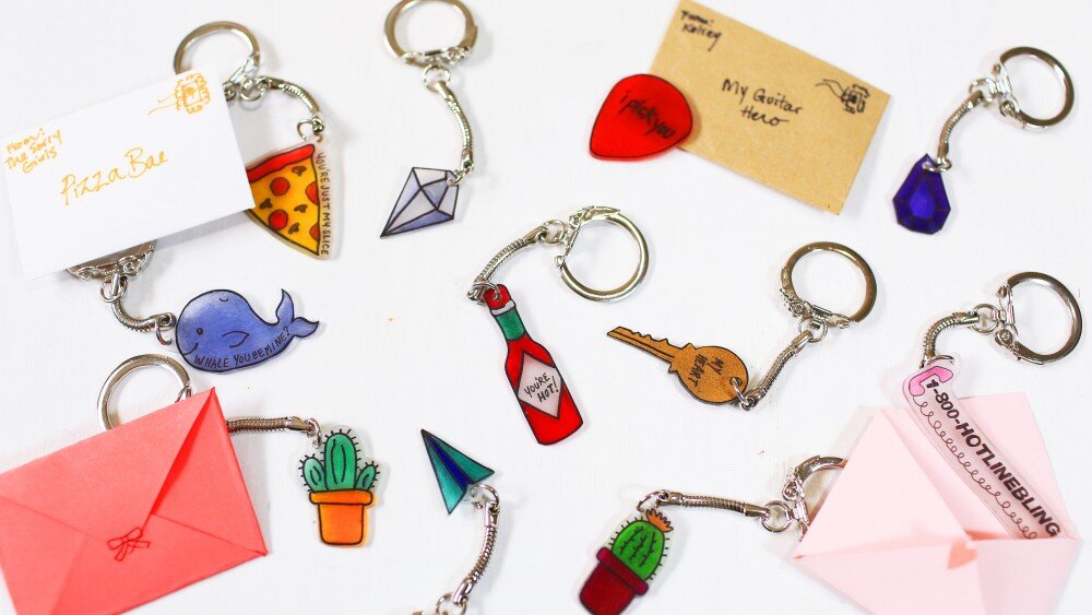 DIY Valentine Keychain Craft Kit 