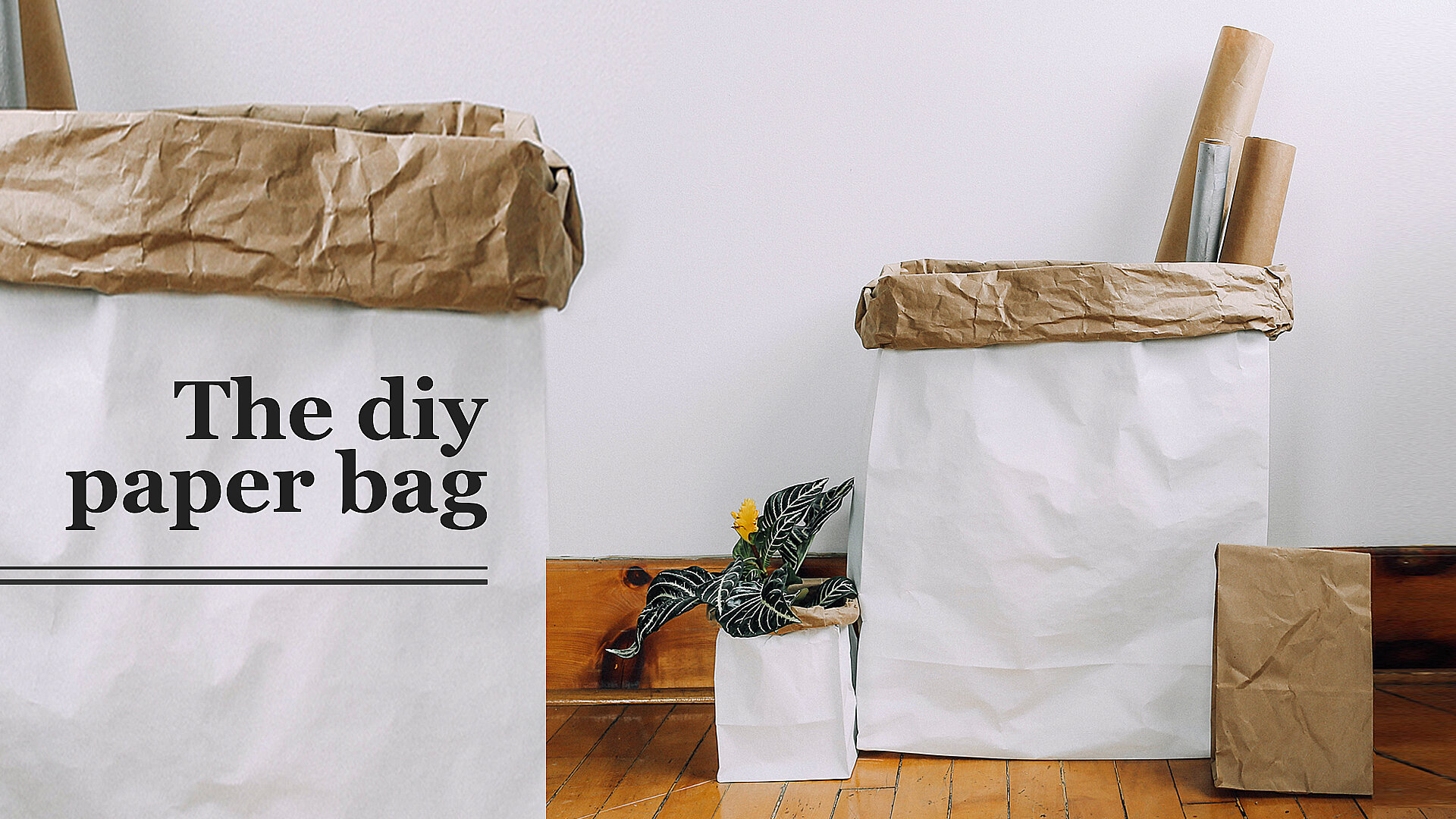 GIANT PAPER BAG DIY — The Sorry Girls