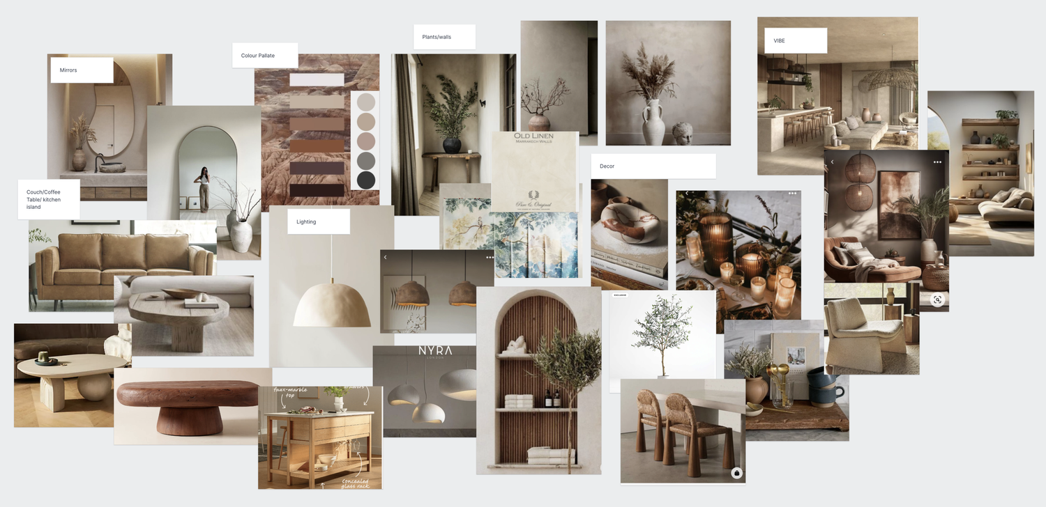 View of Organic modern apartment Makeover — The Sorry Girls