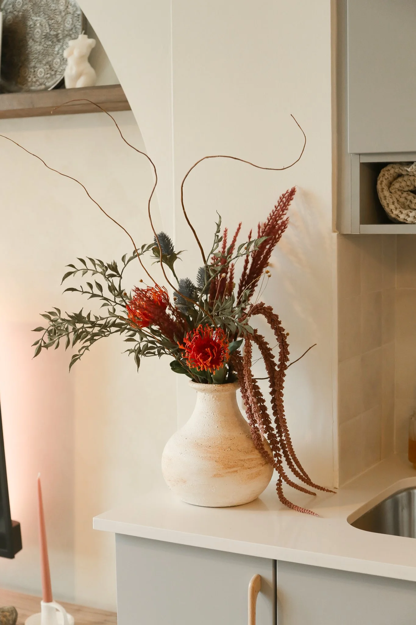 View of Organic modern apartment Makeover — The Sorry Girls
