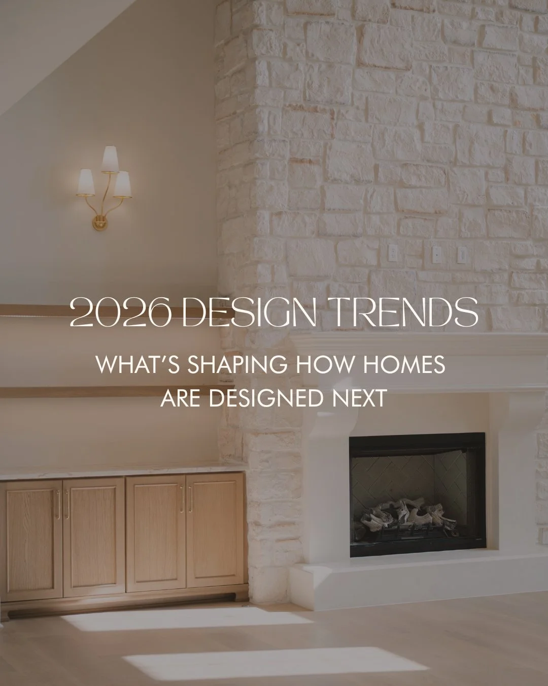 2026 design trends aren&rsquo;t about what&rsquo;s &ldquo;in.&rdquo;⁠
They&rsquo;re about what lasts.⁠
⁠
-Warm minimalism.⁠
-Better flow.⁠
-Real materials.⁠
-Design that supports how you actually live.⁠
⁠
Because the best homes don&rsquo;t just look 