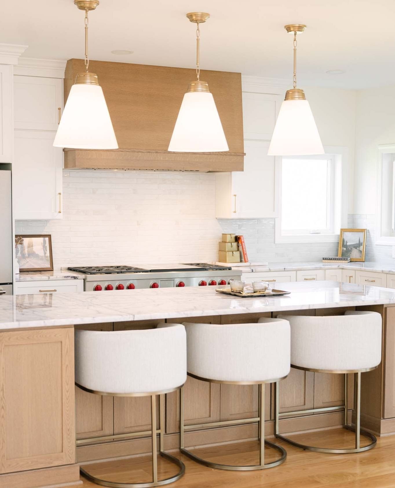 The anatomy of a well designed kitchen 🤍⁠
⁠
It starts with intention - a sink placed at the window, overlooking the lake, because the little moments matter.⁠
⁠
Storage that&rsquo;s actually designed around how you cook and move, not just filled for 