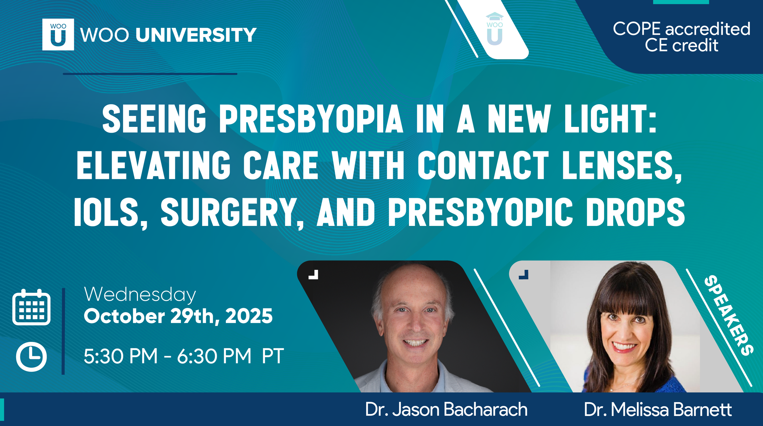 Seeing Presbyopia in a New Light: Elevating Care with Contact Lenses, IOLs, Surgery, and Presbyopic Drops