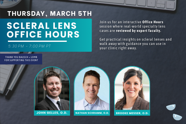 Scleral Lens Office Hours