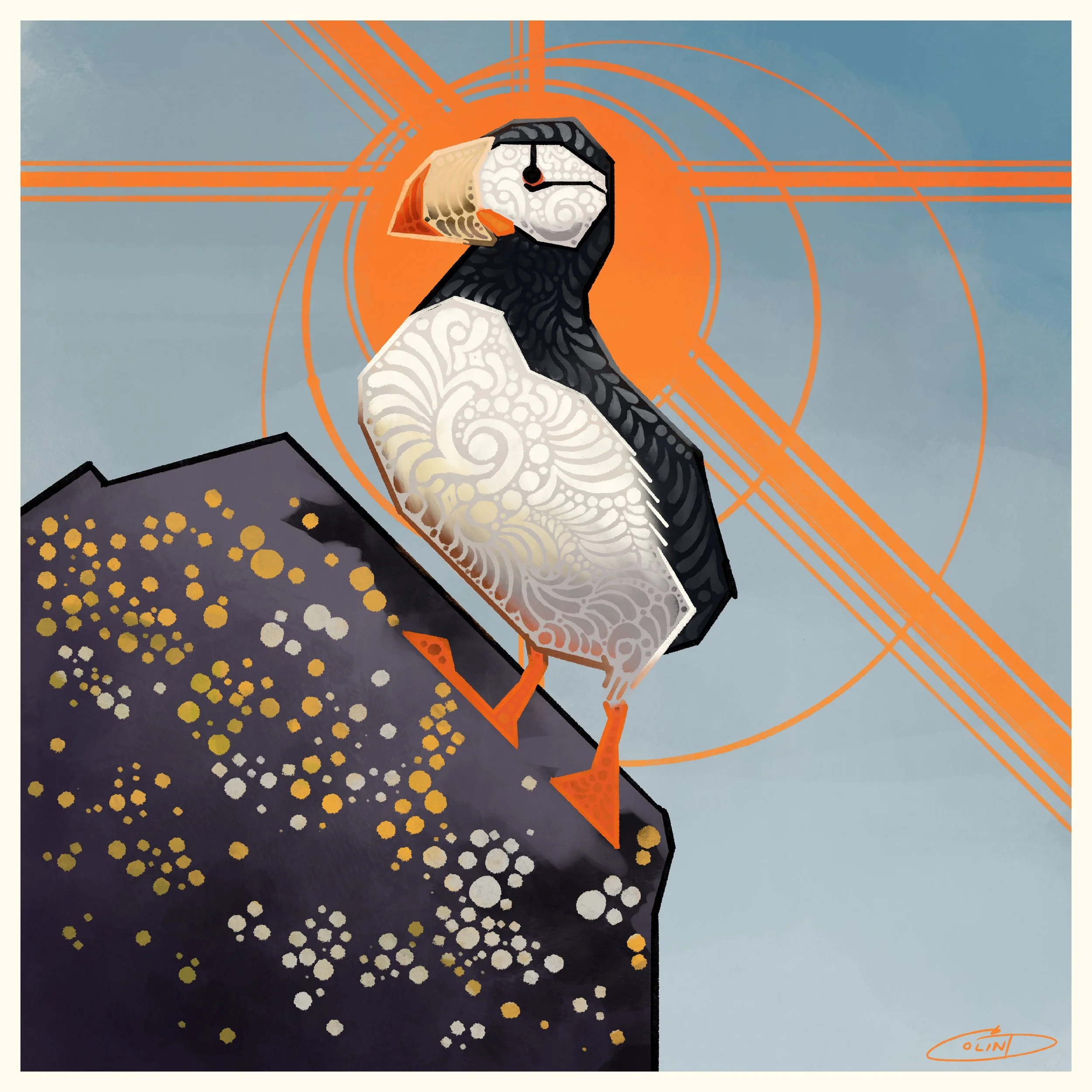 VII Horned Puffin