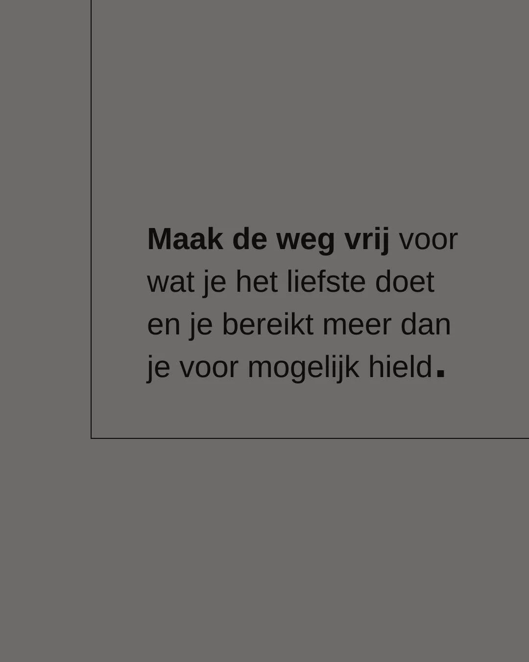 Veel online ondernemers willen vooral 'hun ding' kunnen doen.
Maar lopen vervolgens vast op zaken zoals doelen en strategie bepalen, praktische zaken inrichten, overzicht en een lange termijn focus houden.

Dat komt omdat er vooral naar gekeken wordt