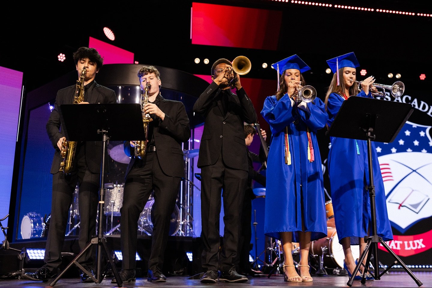 The final bow. A beautiful sendoff from our talented seniors at graduation. 🎓🎉🎶