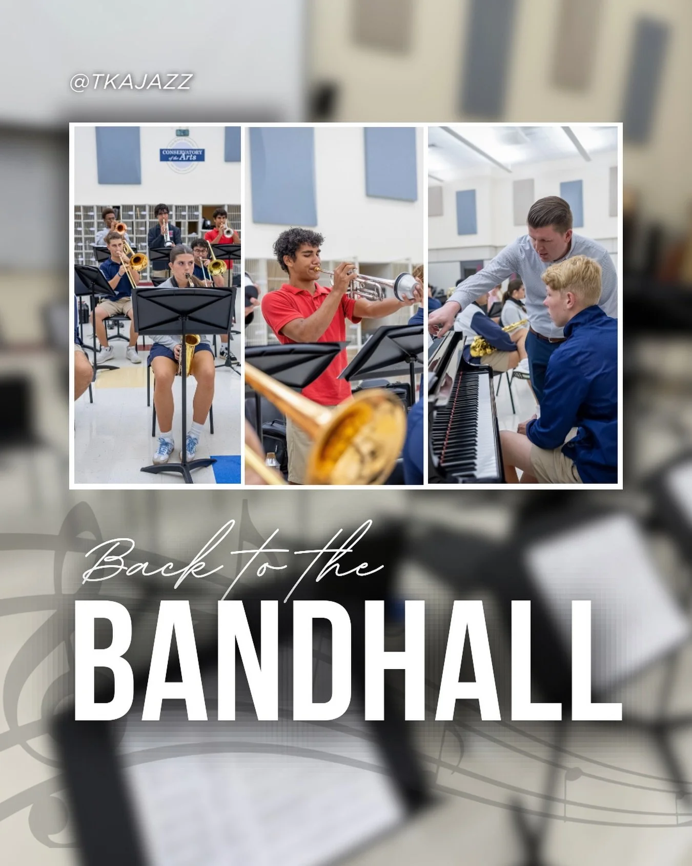 Winter break is officially over and the band hall is alive again. Rehearsals are back and we are thrilled for everything ahead in 2026.

#TkaJazz #2026