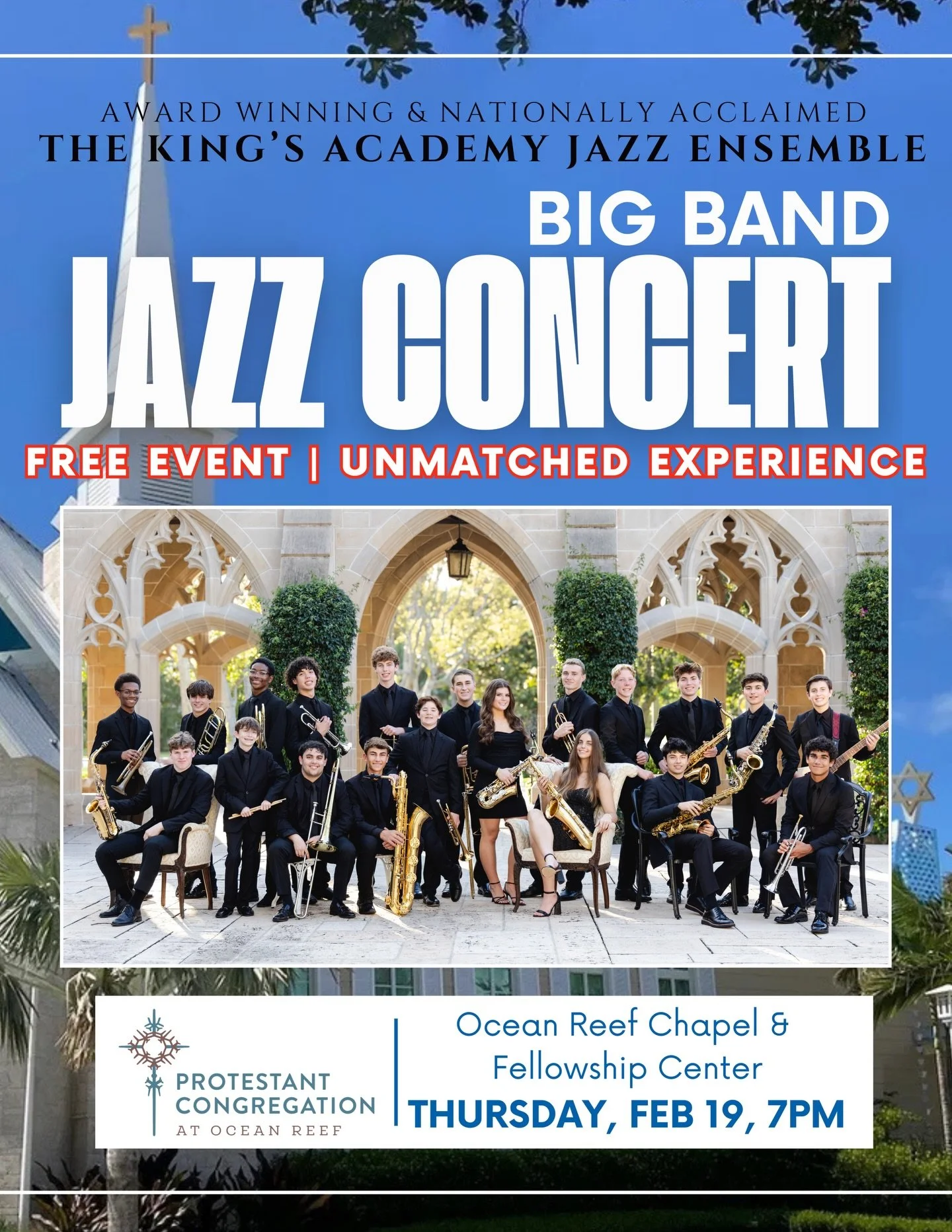 Join us this Thursday for an incredible evening of jazz music! 
📅 February 19 | ⏰ 7:00PM | FREE

You won&rsquo;t want to miss it! 
#tkajazz #unmatchedexperiences #keylargo #oceanreefclub