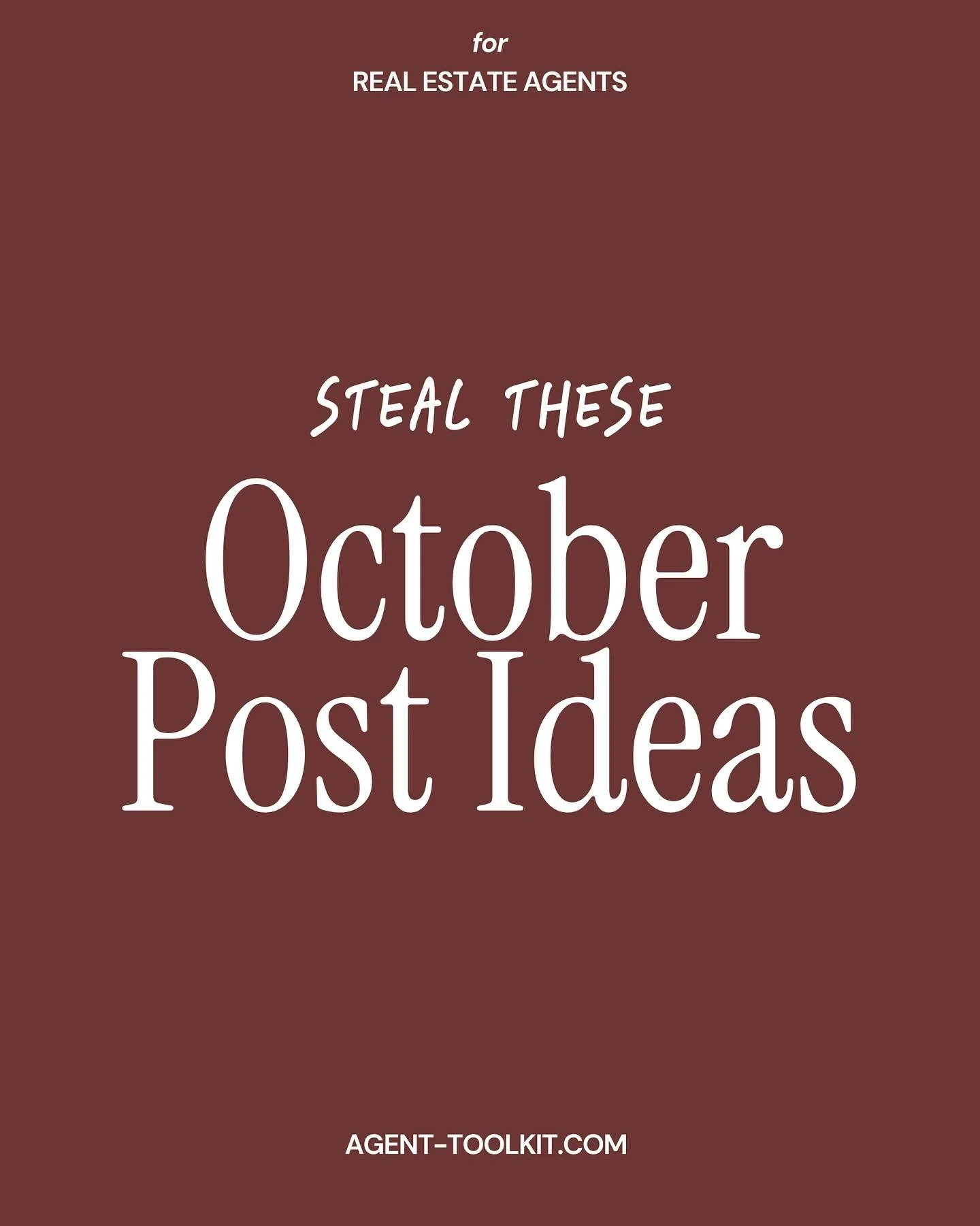 Put down that boring Just Listed post right now
And don&rsquo;t ever pick it up again!!

As a real estate agent, Instagram is a business generating tool and the reality is that in 2025 (and every other year after that), your generic post templates ju