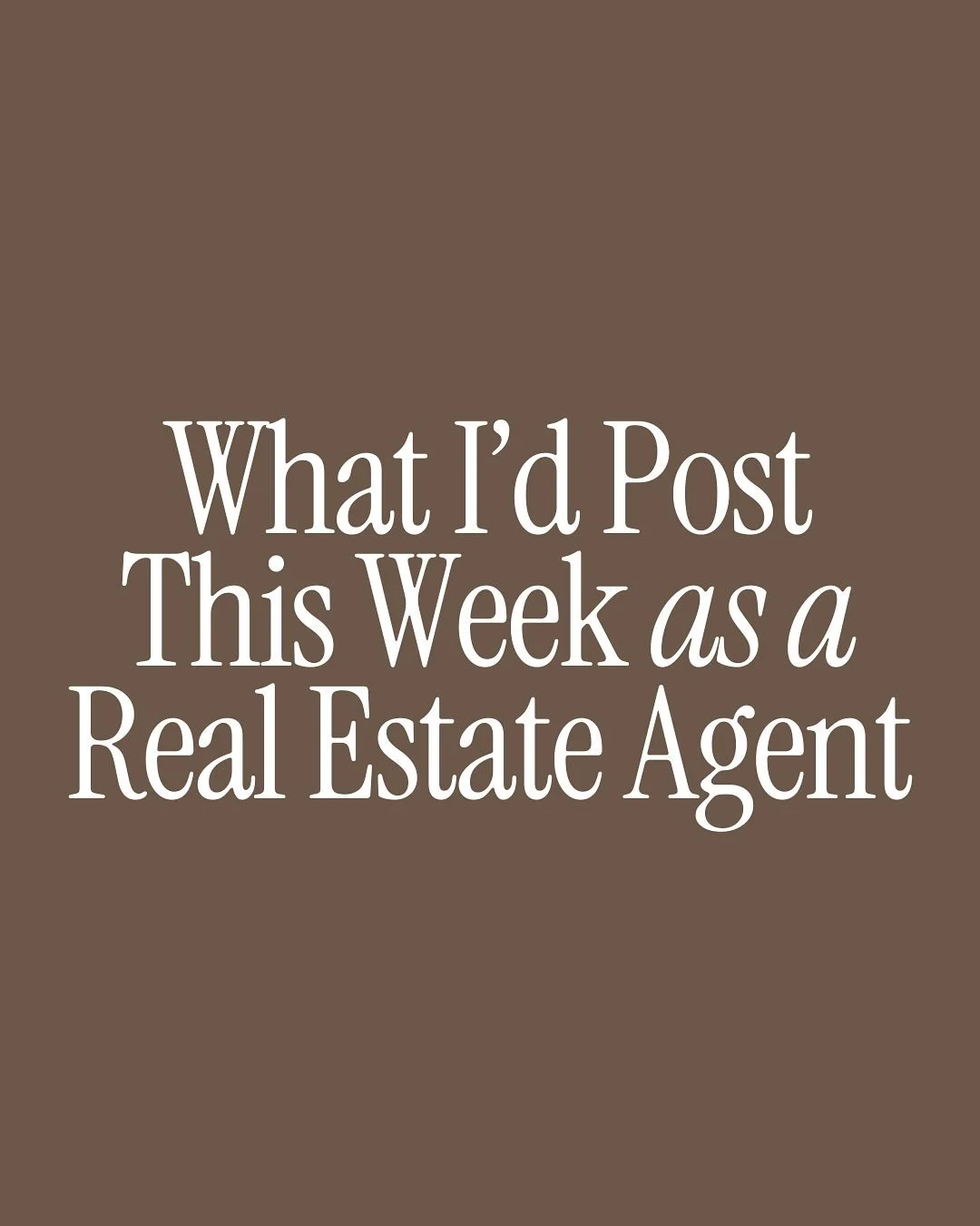 Want more than the sound of crickets when you post on Instagram as a realtor?
Swap your generic post templates with these pieces of content that actually reach, nurture &amp; convert buyers &amp; sellers on Instagram.
&rarr; But don&rsquo;t worry, I&