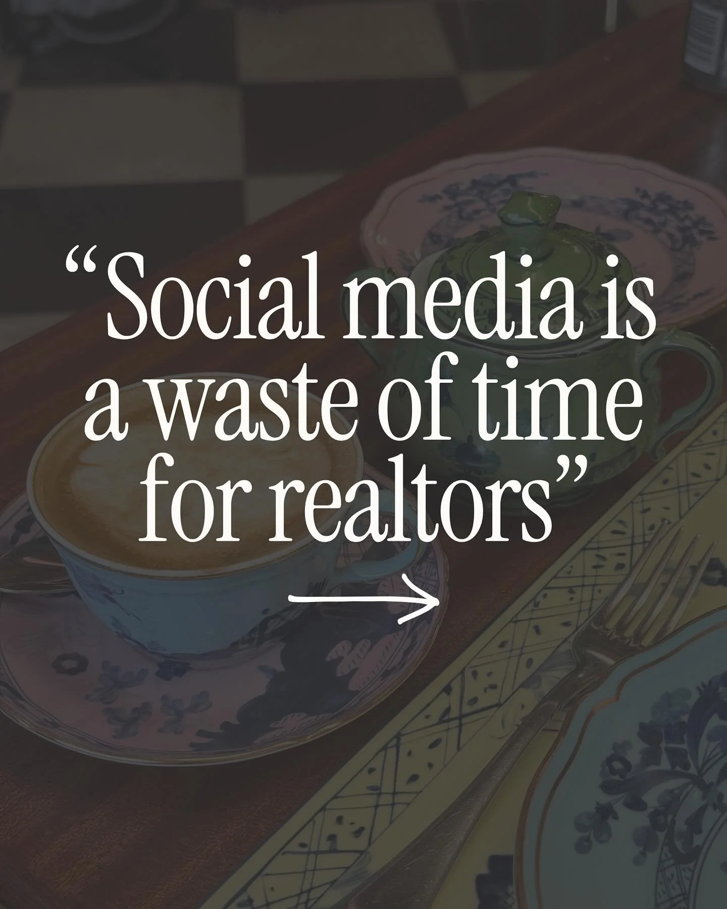 &ldquo;Stop wasting your time posting silly reels&rdquo;
&ldquo;Instagram doesn&rsquo;t work for real estate agents&rdquo;
&ldquo;Who does she think she is? An influencer?&rdquo;
&ldquo;Luxury sellers &amp; buyers aren&rsquo;t on Instagram&rdquo;

We