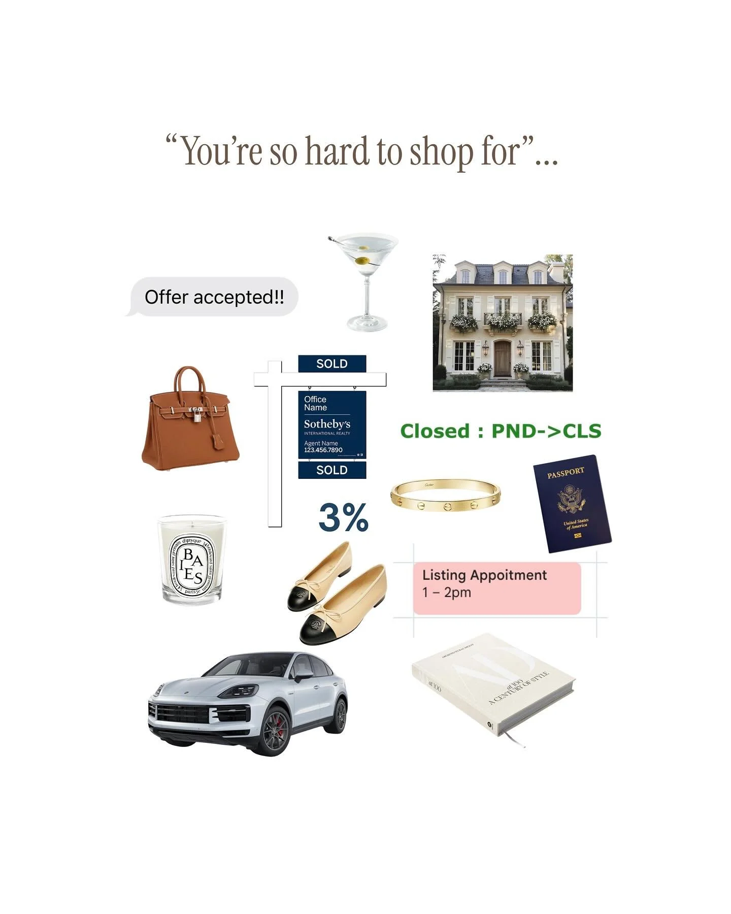 We all know real estate agents really aren&rsquo;t that hard to shop for&hellip; 😉 

Just a referral to your wealthiest friend or family member will do. But if that&rsquo;s not possible, ChatGPT helped me make these lists by brokerage 😝

#realtor #