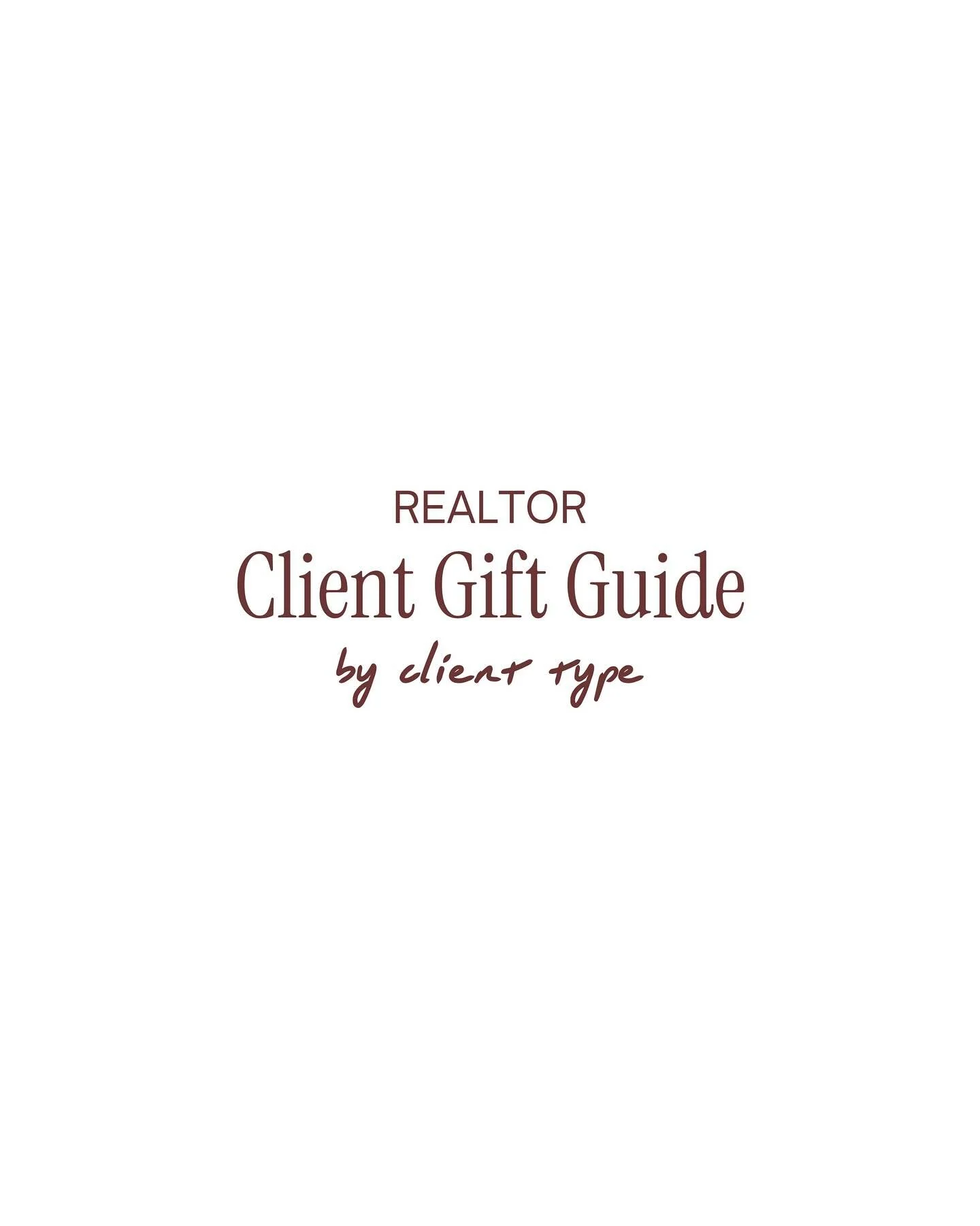 Realtors - it&rsquo;s time to nurture those VIP clients and referral sources.

But don&rsquo;t send them another Harry &amp; David pear basket that&rsquo;ll just get thrown away, ok?

Comment CLIENTS below for all the links. 

Whether it&rsquo;s the 