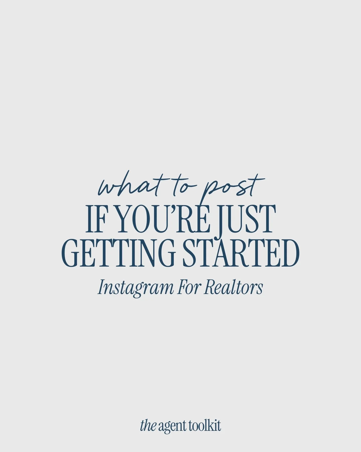 Realtors - we get it. It can be hard to get started posting on social media.

I know you might feel like it&rsquo;s a little awkward to suddenly start posting about real estate.
Or maybe it feels overwhelming to start a new account.

No problem. Swip