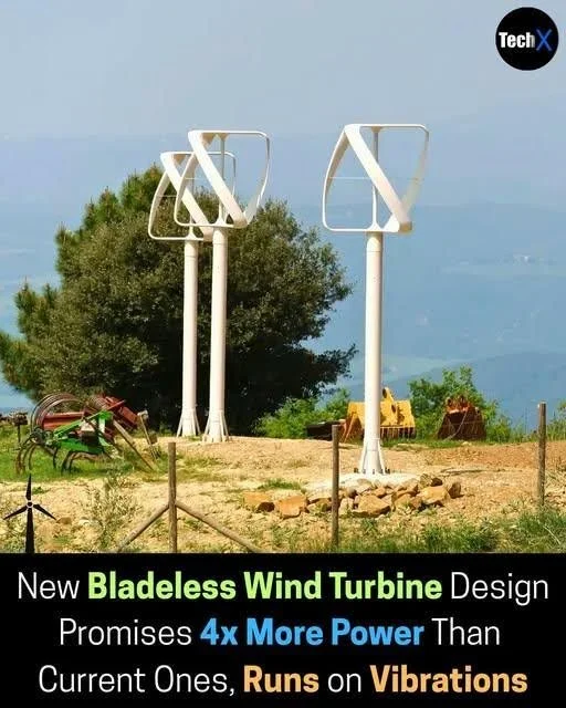 Bladeless wind turbine