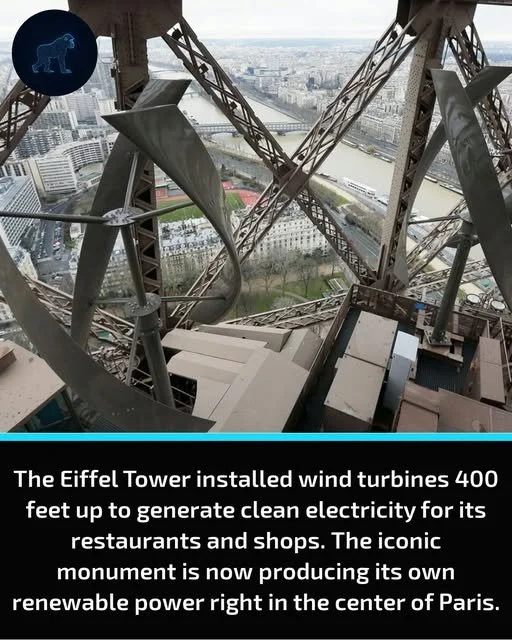 Eiffel Tower wind turbines