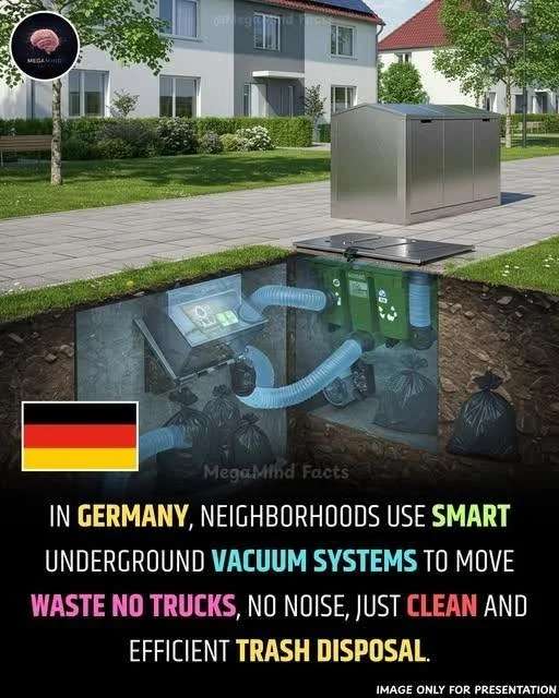 underground vacuum system