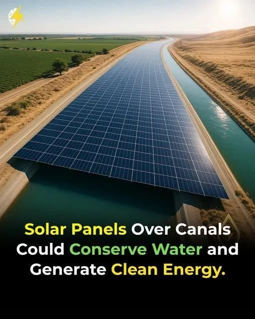California solar canals