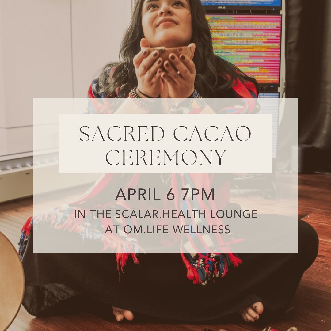 Join us for an unparalleled Cacao Ceremony at the Scalar.Health Lounge, where we blend ancient community healing traditions with cutting-edge Energy Enhancement System technology. This unique event pays tribute to time-honored practices while utilizi