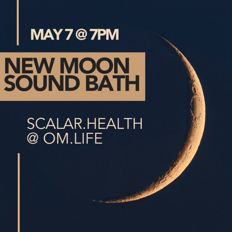 Join us on May 7th for transformative evening under the celestial embrace of the New Moon as we embark on a journey of creation and manifestation. Held in the serene and harmonious space of the Energy Enhancement System in @scalar.health located on t