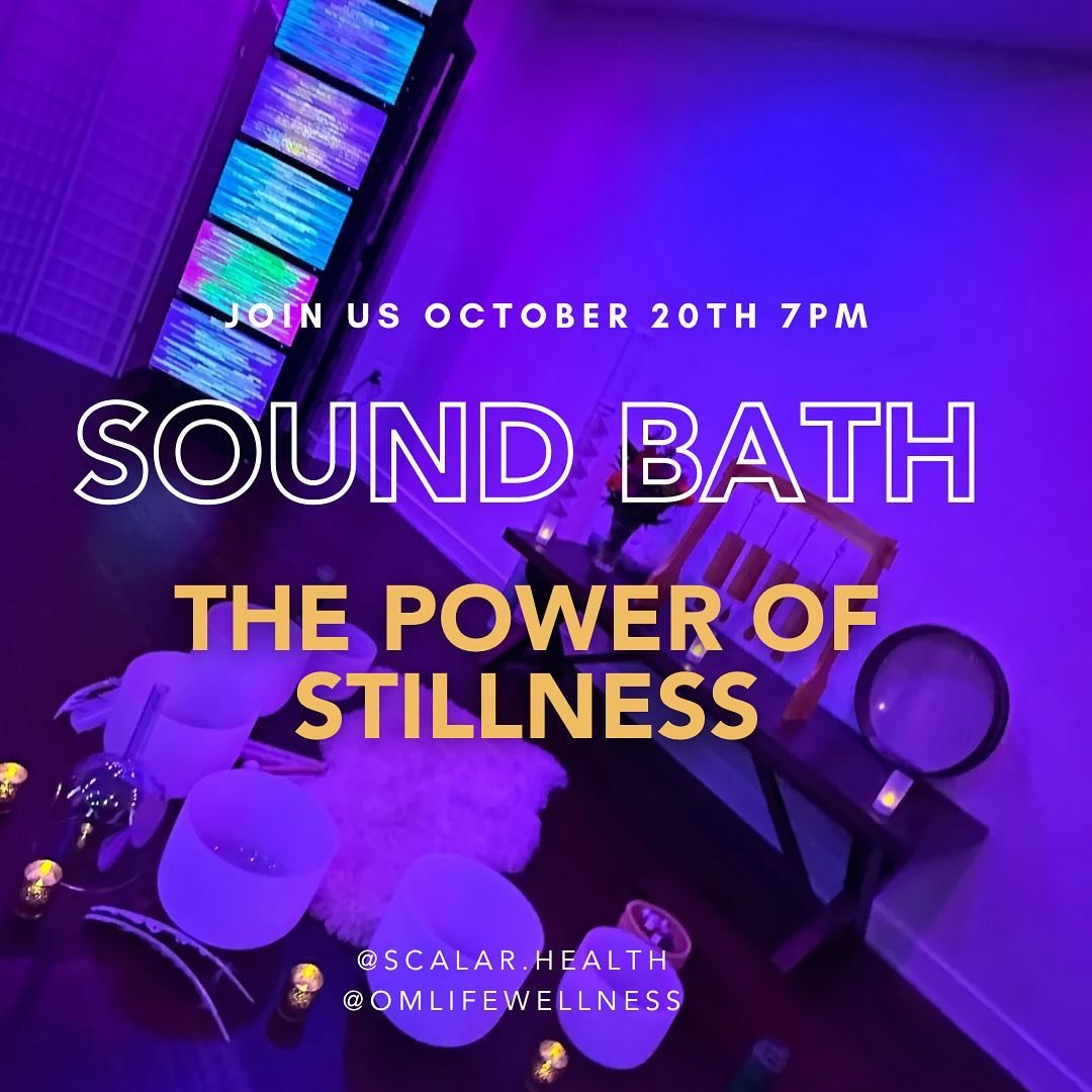 As nature slows down and the days shorten, we invite you to find strength in stillness. Join us for a deeply restorative sound bath focused on embracing silence and presence within our 24 unit Energy Enhancement System.

In this session, you&rsquo;ll