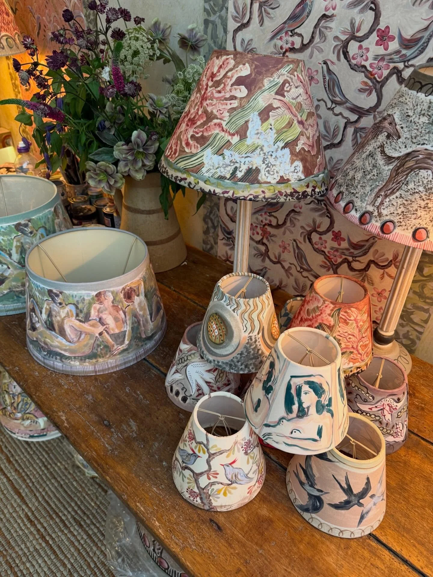 A very inspiring morning at Chelsea Design Centre for Design Week 2026.

So many beautiful details, colours and patterns everywhere, from hand painted lampshades to cosy corners and the prettiest fabric displays.
