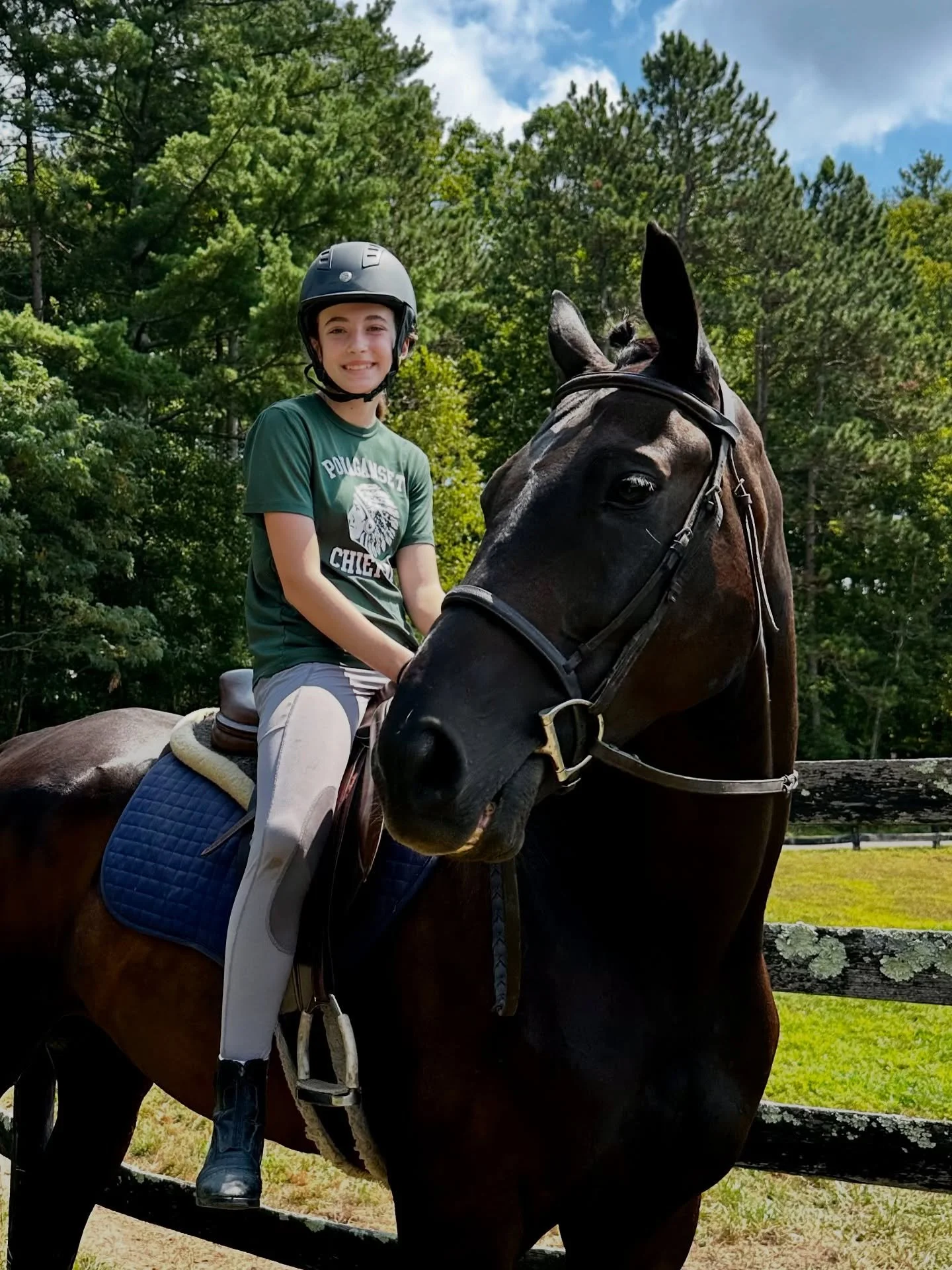 Sometimes dreams really do come true ✨ After years of wishing (and begging), our daughter finally has her own horse! This gorgeous thoroughbred gelding came along just in time for her 13th birthday, and I couldn&rsquo;t be more in love with the beaut